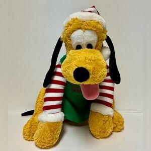 DISNEY - Pluto “Santa’s Little Helper”Collectible plush